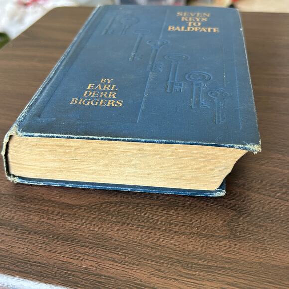 7 Keys to Baldpate by Earl Derr Biggers 1913 FIRST EDITION Skeleton Key Cover - Picture 2 of 16